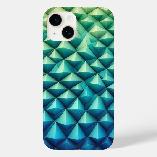 Moderne 3D geometrische piramide telefoonhoes - Tu Case-Mate iPhone Case (Achterkant)