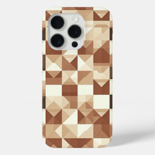 Moderne 3D geometrische piramide telefoonhoesje Aa iPhone 15 Pro Case