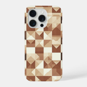 Moderne 3D geometrische piramide telefoonhoesje in iPhone 15 Pro Case
