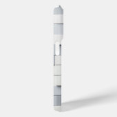 Moderne 3D-grijze en witte kubus telefoonhoes mini Case-Mate iPhone Case (Achterkant / Rechts)