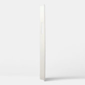 Moderne 3D Letter O Minimalistische Beige Textuur  Case-Mate iPhone Case (Achterkant / Rechts)