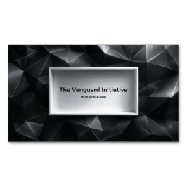 Moderne 3D Low Poly geometrische Magnetisch Visitekaartje