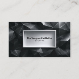 Moderne 3D Low Poly geometrische Visitekaartje