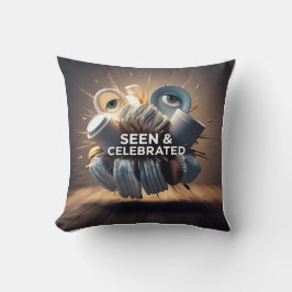 Moderne 3D Mom Art: "Elke dag hou ik van je" Kussen