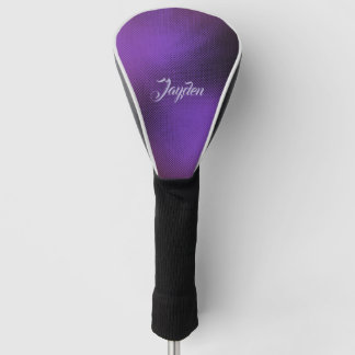 Moderne 3D Paarse Abstracte Geometrische Aangepast Golfheadcover