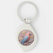 moderne 3D papegaai Bird Lover Sleutelhanger (Voorkant)