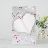 Moderne 3D-papierkop - banketbakkerswerk Briefpapier (Staand voorkant)