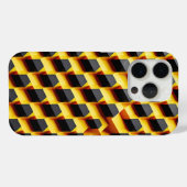 Moderne 3D Schuine Blokcase - Krachtige Industriël Case-Mate iPhone Case (Achterkant (horizontaal))