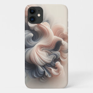 Moderne 3D Vloeistof Abstracte Draaikolken Elegant Case-Mate iPhone Case
