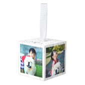 Moderne 3D-vorm aangepaste familiefoto Decoratie (Voorkant hoekig)