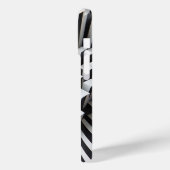 Moderne 3D zwart-wit geometrische telefoonhoes Case-Mate iPhone Case (Achterkant / Links)