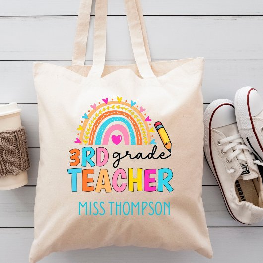 Moderne 3e-klasseontwerper Aangepast Tote Bag