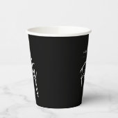 Moderne 400e verjaardag zwarte mannen 40e verjaard papieren bekers (Links)