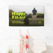 Moderne 40 50ste verjaardag 60ste verjaardag Golf Spandoek (Insitu)