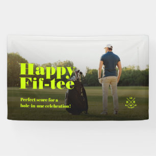 Moderne 40 50ste verjaardag 60ste verjaardag Golf Spandoek