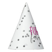 Moderne 40- en Fabulous 40th Birthday Paper-Petten Feesthoedjes (Links)