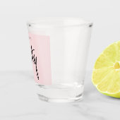 Moderne 40e veertigste verjaardag shot glas (Rechts)
