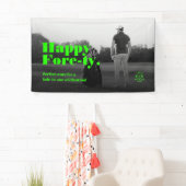 Moderne 40e verjaardag 50e verjaardag Golf Spandoek (Insitu)