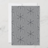 Moderne 40e verjaardag, eenvoudig stijlvol elegant (Achterkant)