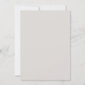 Moderne 40e verjaardag, eenvoudig stijlvol elegant kaart (Achterkant)