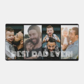 Moderne 4 foto collage beste papa ooit bureaumat (Voorkant)