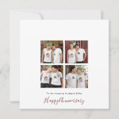 Moderne 4 foto LGBT Gay Liefde Echtgenoot Jubileum (Voorkant)