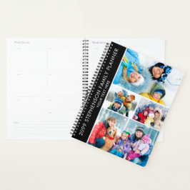 Moderne 4 Fotocollage Gepersonaliseerde Custom Pla Planner