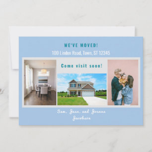 Moderne 4 foto's We hebben bewegende aankondiging
