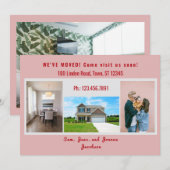 Moderne 4 foto's We hebben bewegende aankondiging  (Voorkant / Achterkant)