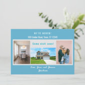 Moderne 4 foto's We hebben bewegende aankondiging  (Staand voorkant)