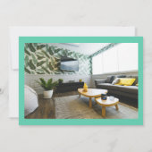 Moderne 4 foto's We hebben bewegende aankondiging (Achterkant)