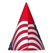 Moderne 4 juli Patriottische Amerikaanse Vlag Feesthoedjes (Achterkant)