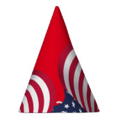 Moderne 4 juli Patriottische Amerikaanse Vlag Feesthoedjes (Rechts)