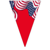 Moderne 4 juli Patriottische Amerikaanse Vlag Vlaggetjes (Derde vlag)