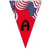 Moderne 4 juli Patriottische Amerikaanse Vlag Vlaggetjes (Derde vlag)