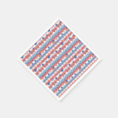 Moderne 4 juli Stars & Flag Party Patriottisch Servet (Hoek)