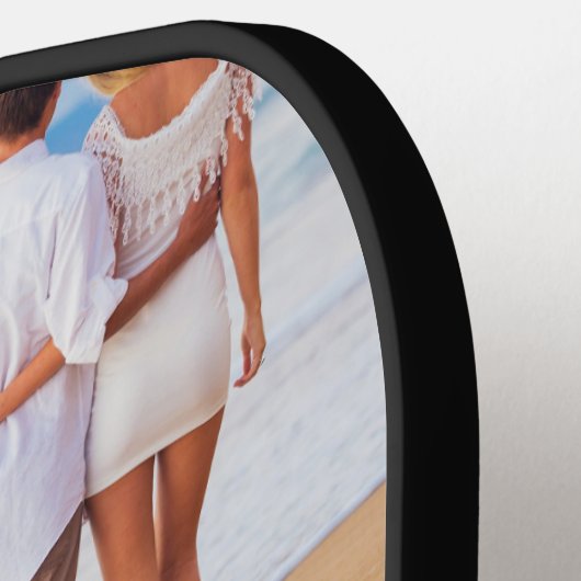 Moderne 4 Naam aangepaste kleur voor fotocollage Pickleball Paddle (Links Detail)