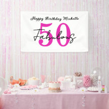 Moderne 50 en Fabulous 50e Verjaardagsfeestje