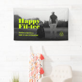 Moderne 50e verjaardag 60e verjaardag Golf Spandoek (Insitu)