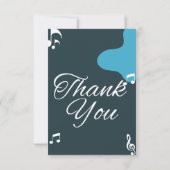 Moderne 50e verjaardag bedankkaart (Achterkant)