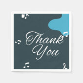 Moderne 50e verjaardag bedankt servetten (Voorkant)