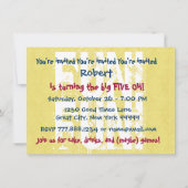 Moderne 50e verjaardag van het Blauwe Patroon Y258 Kaart (Achterkant)