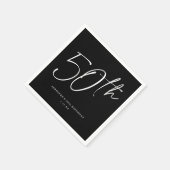 Moderne 50e verjaardag van het Manuscript Vijftigs Servet (Hoek)