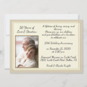 Moderne 50ste verjaardagsviering kaart (Voorkant)