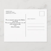 Moderne 5 Foto Collage Newborn Baby roze geboorte Aankondigingskaart (Achterkant)