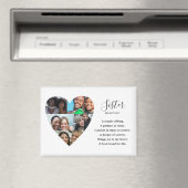 Moderne 5 foto eenvoudige script zus cadeau magneet (Insitu (Vaatwasser))