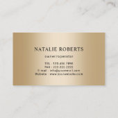 Moderne 5-sterren schoonmaak service huis reiniger visitekaartje (Achterkant)