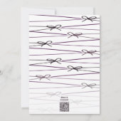 Moderne 5e verjaardagsballonfeest uitnodigingskaar kaart (Achterkant)