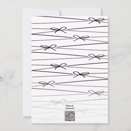 Moderne 5e verjaardagsballonfeest uitnodigingskaar kaart (Achterkant)