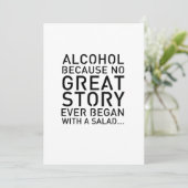 Moderne 5x7-gebarentalcohol omdat kaart (Staand voorkant)